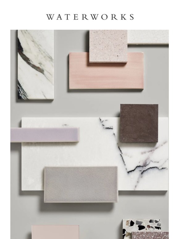 A Soft Color Palette: Tile & Stone