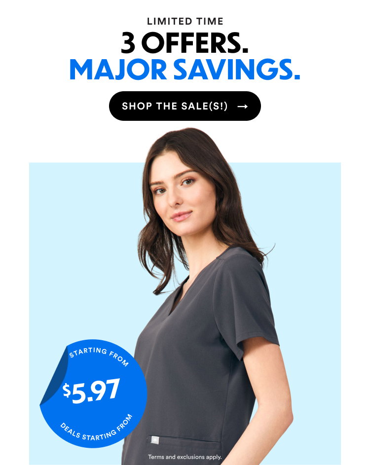 Limited Time | 3 Offers. Major Savings. | Shop The Sale(s)