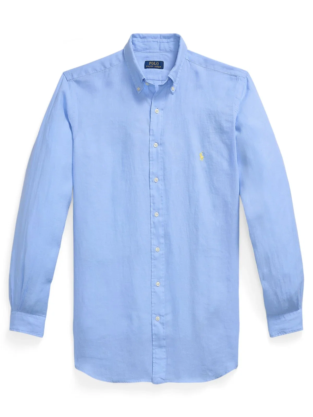 Lightweight Stretch Shirt with Stripes and Pony Embroidery
