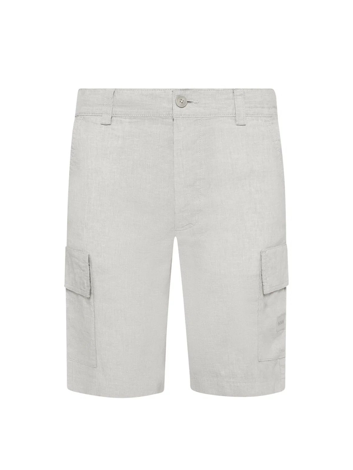 Lightweight cargo shorts in a linen blend, relaxed fit