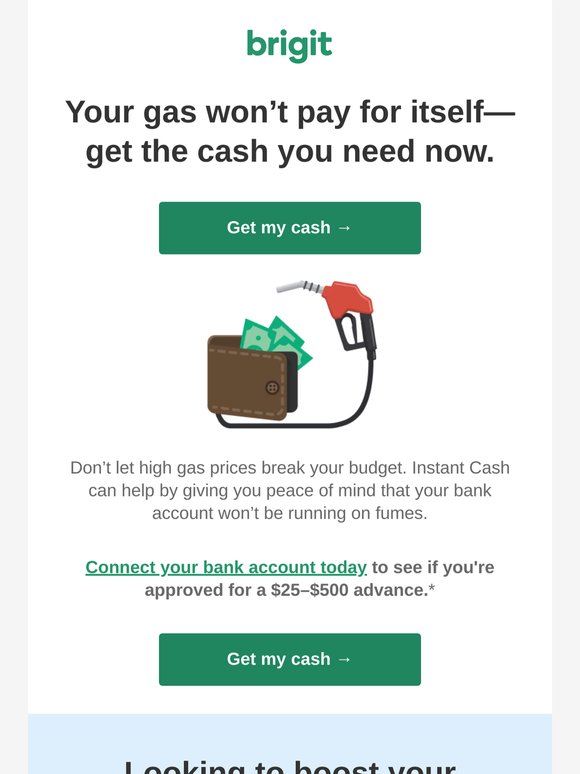 Don't let your bank account run on empty ⛽