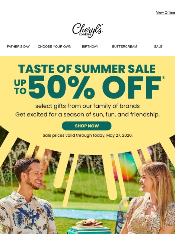 See ya, early summer sale 👋 Up to 50% off ends tonight.