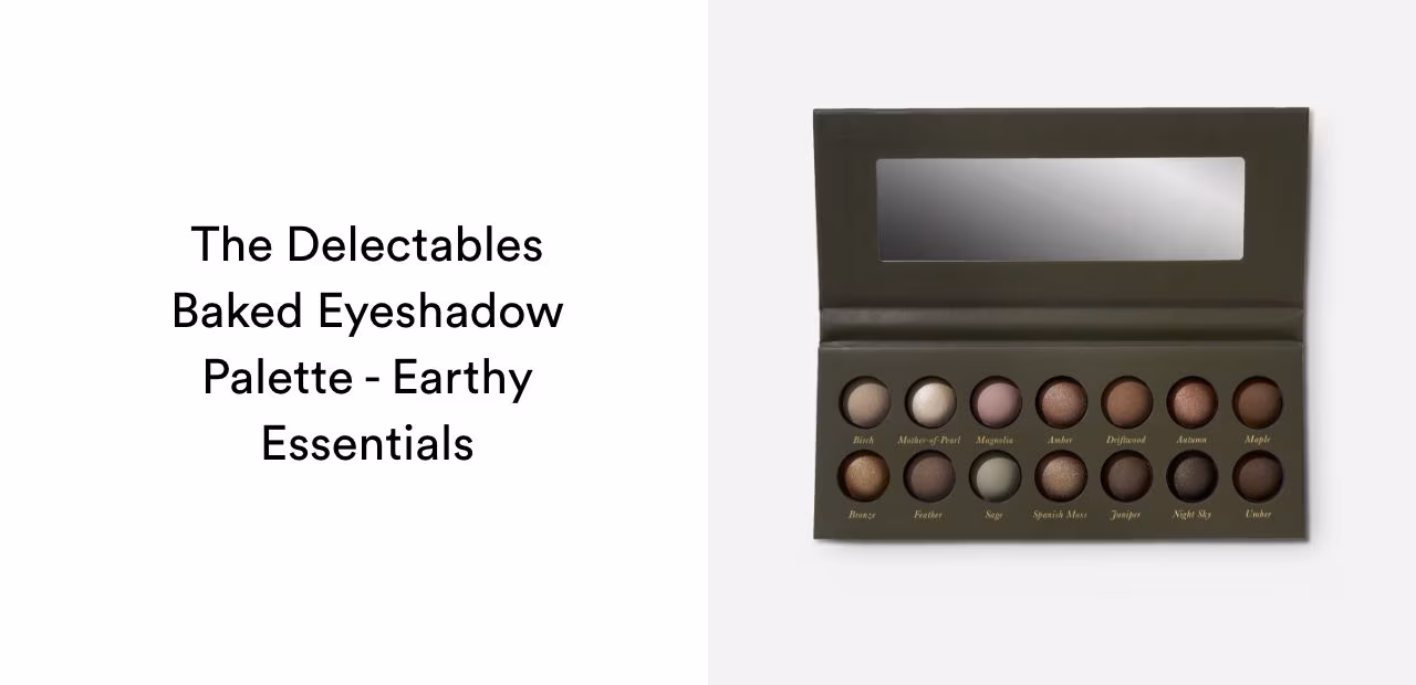 The Delectables Baked Eyeshadow Palette - Earthy Essentials