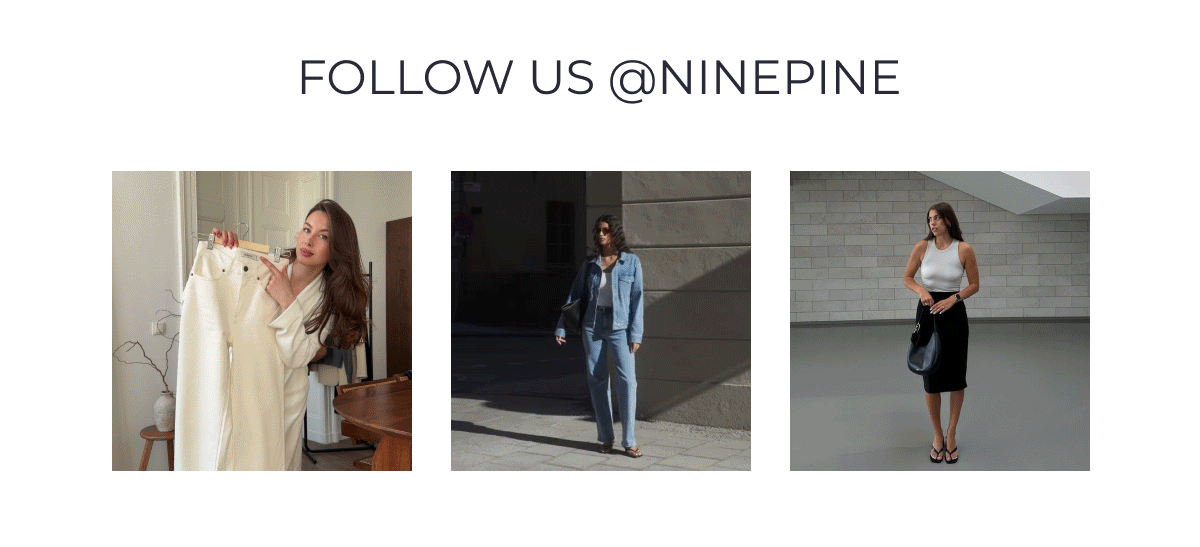 Follow us on @Ninepine