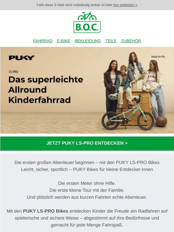 PUKY LS-PRO - Leicht. Sicher. Sportlich.