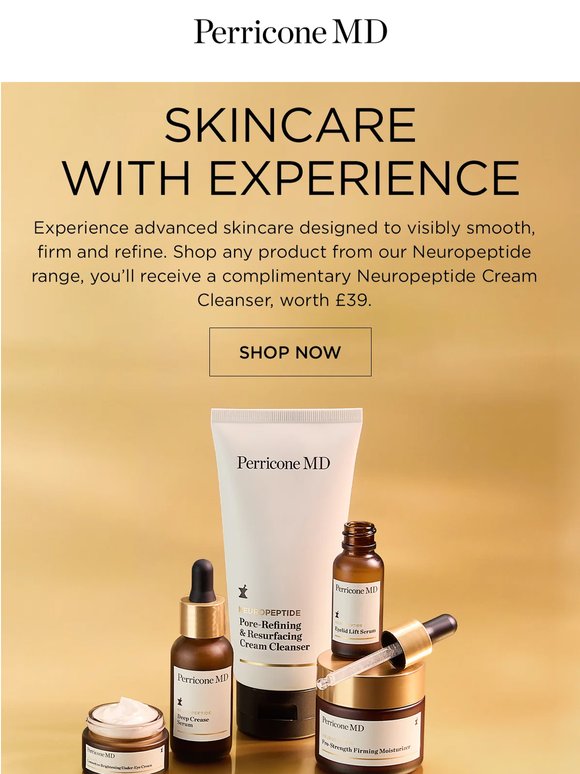 Open for your complimentary cleanser...