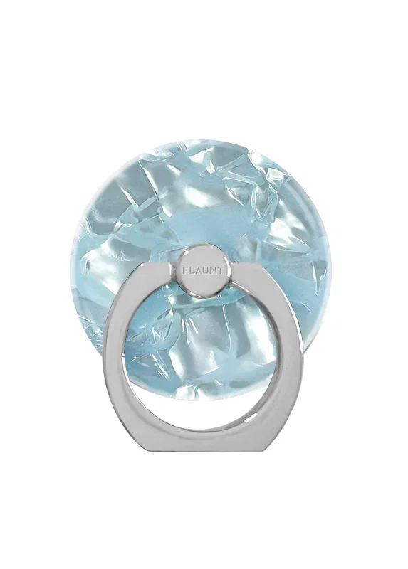 Image of Icy Blue Pearl Adhesive Phone Ring