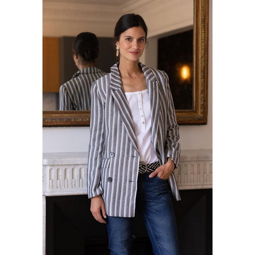Veste tailleur - Rayée 