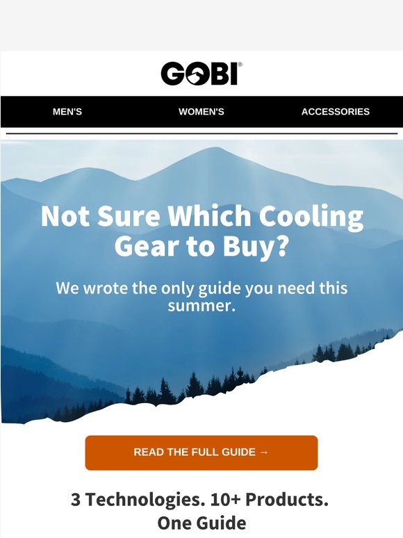 Which cooling gear is right for you?