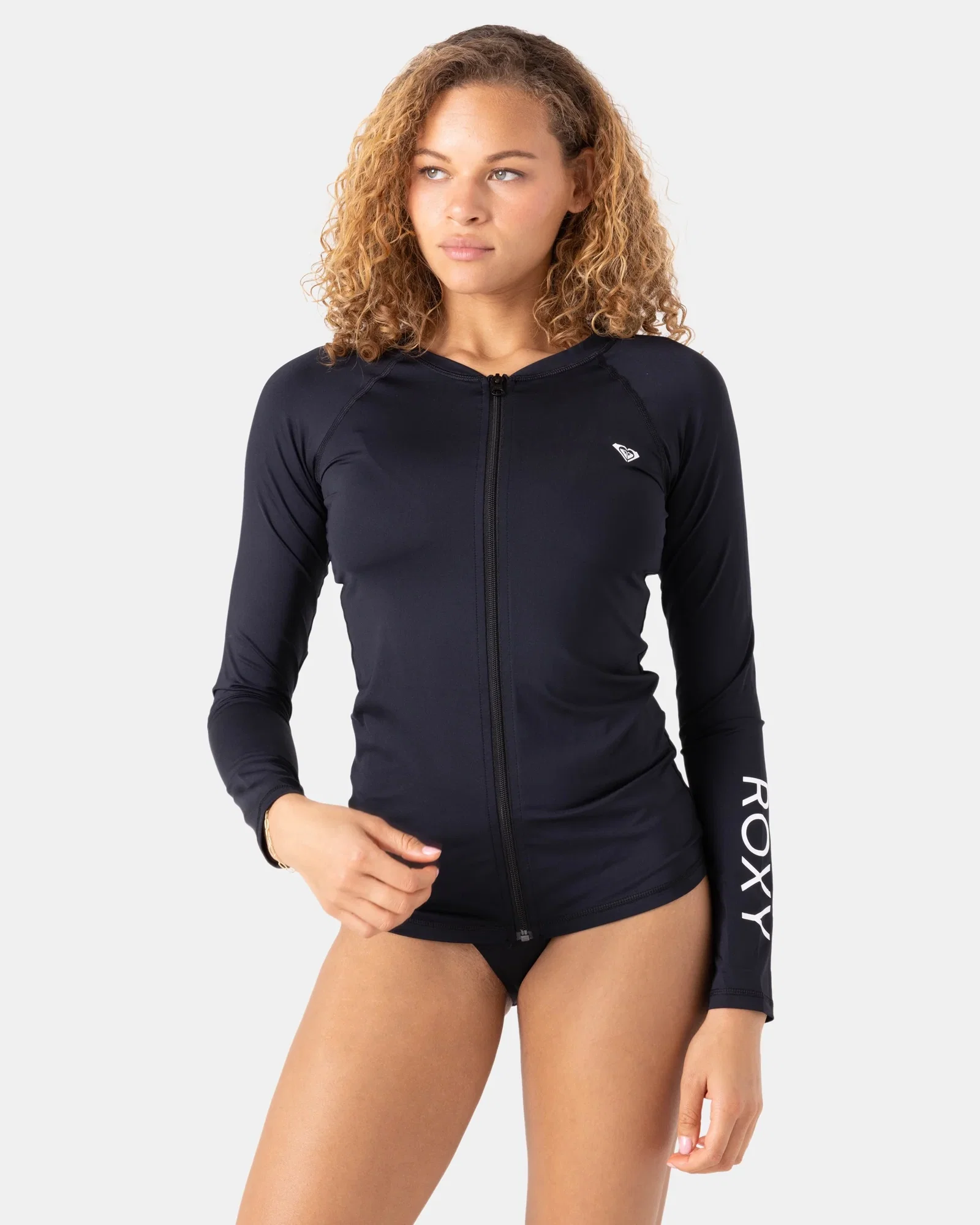 Image of New Essentials Ls Zip Rashguard