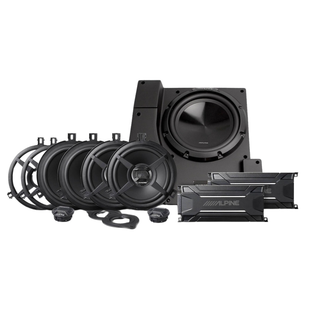 Image of Alpine PSS-22WRA Complete Speaker System for 2011-18 Jeep Wrangler JK Unlimited