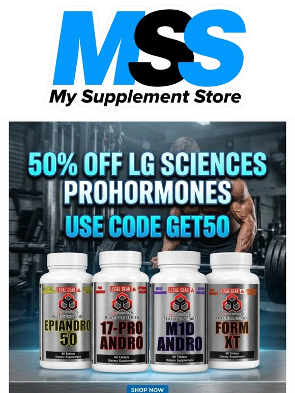 50% OFF LG Sciences Prohormones 💥