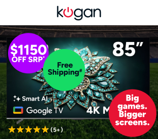 Kogan 85" Mini-LED QLED Pro 4K 144Hz Smart AI Google TV Product Image