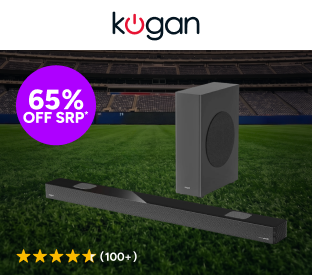 Kogan 5.1.2 Channel 200W Dolby Atmos Soundbar with Wireless Subwoofer Product Image