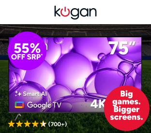 Kogan 75" LED 4K Smart AI Google TV Product Image