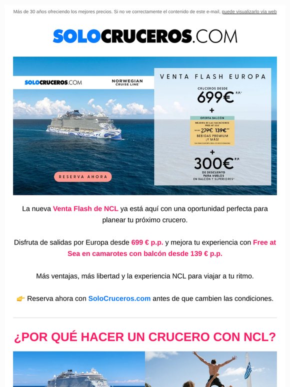 Europa con NCL a súper precios 🚢✨