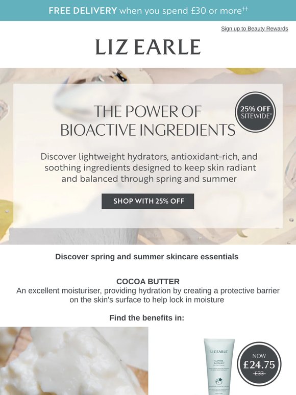 Bioactive skincare for brighter days - now 25% Off ✨