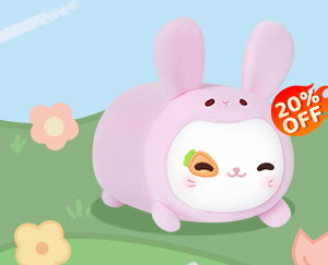 Plush toy with wings.