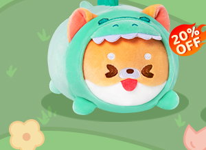 Cute long rainbow plushie.