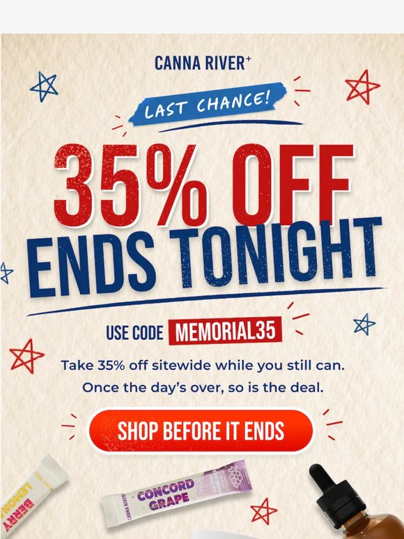 🚨 LAST CHANCE: 35% OFF ends tonight