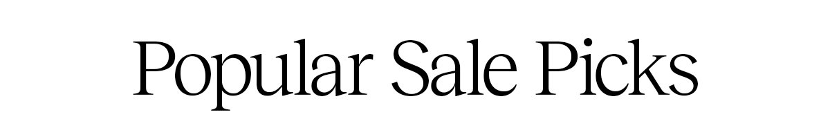 Popular Sale Picks 