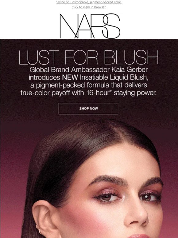 NEW Insatiable Liquid Blush. Just can’t get enough.
