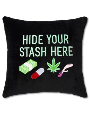 Hide Your Stash Pocket Pillow