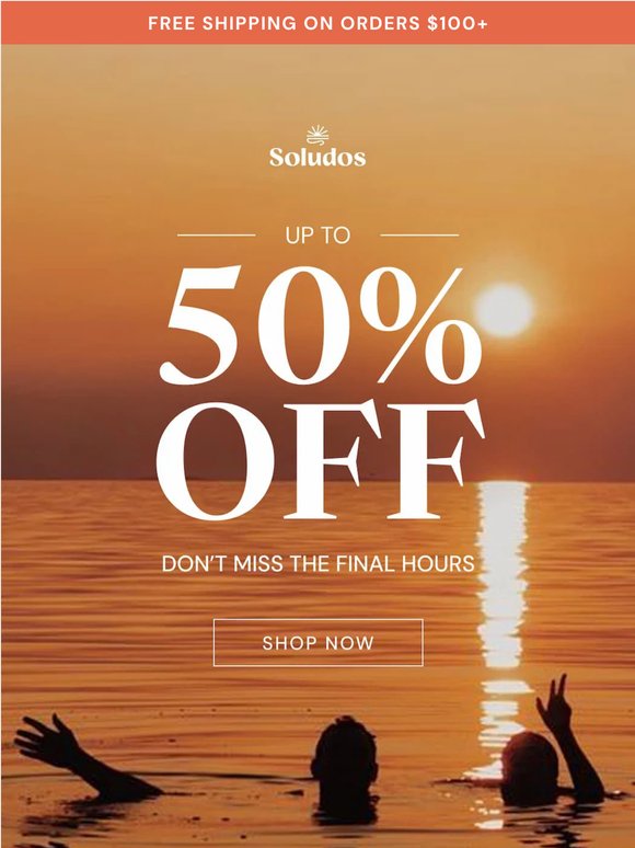 Don't Let The Sun Set On This Sale