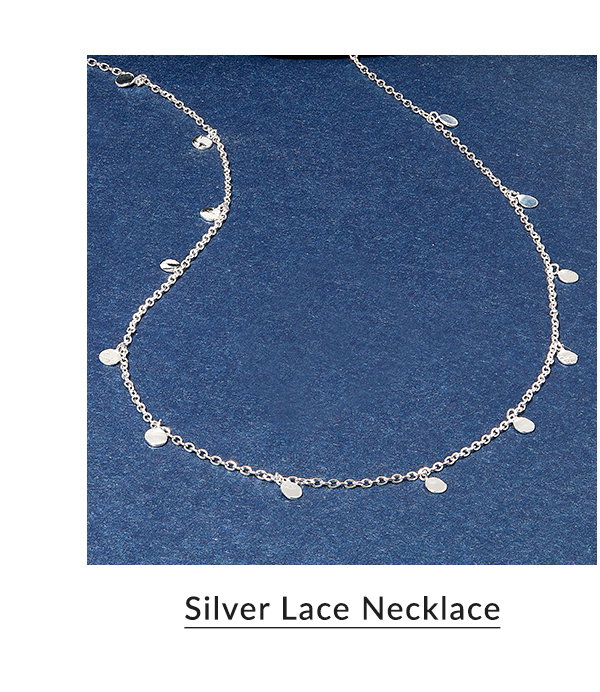 Silver Lace Necklace