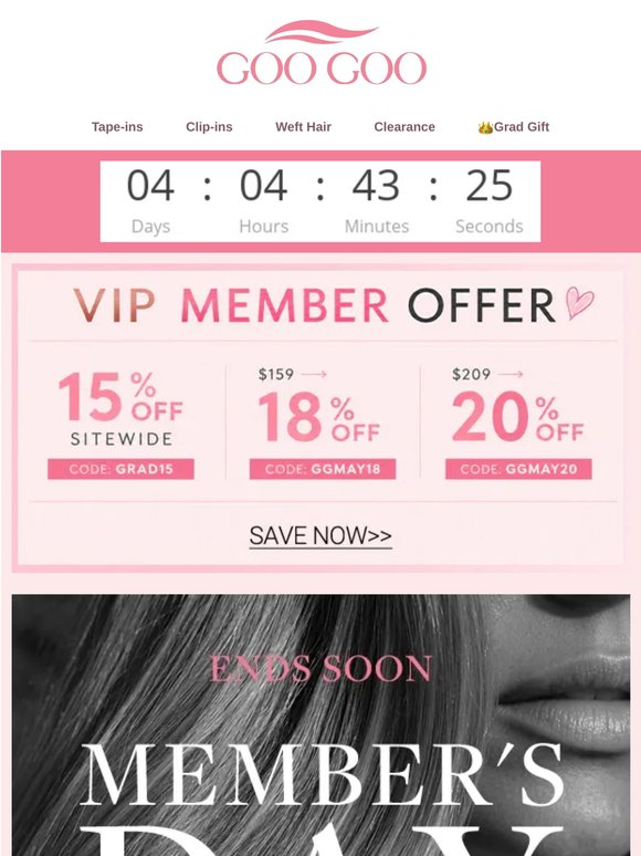 ⏰️⏰️Hurry! Your Exclusive Member Day Discounts Are Almost Gone!