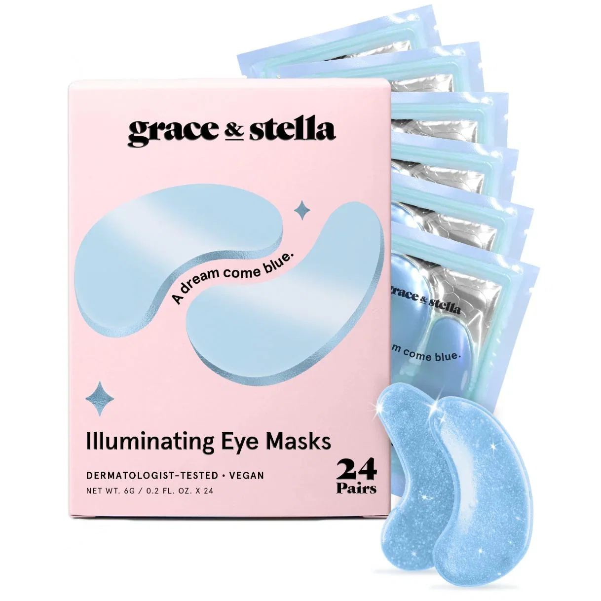 Image of Illuminating Blue Eye Masks