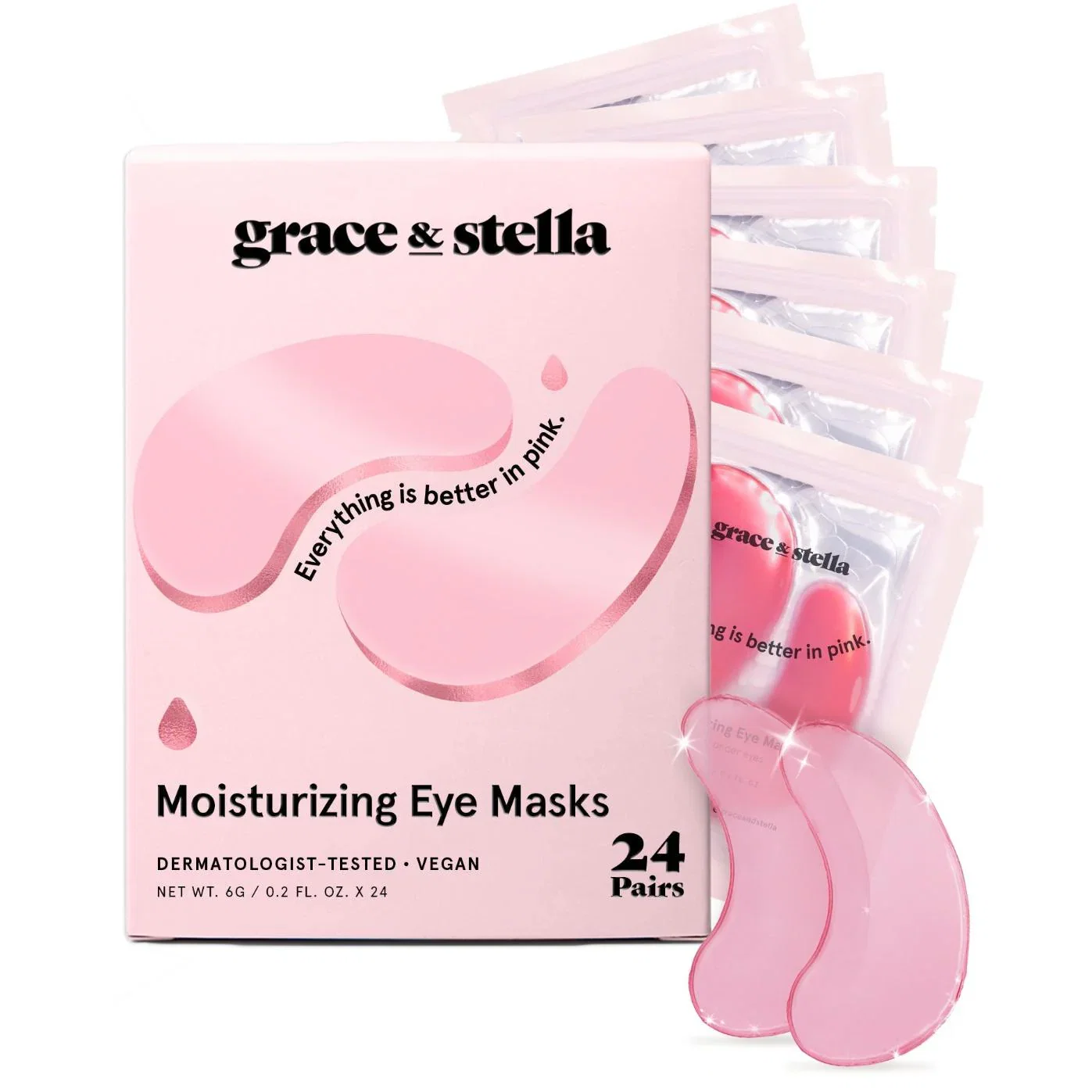 Image of  Moisturizing Pink Eye Masks