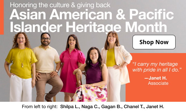 Honoring the culture & giving back | Asian American & Pacific Islander Heritage Month | Shop Now