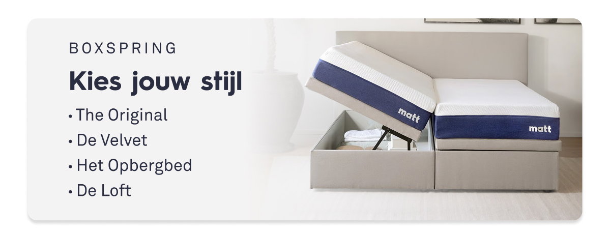Boxspring Kies jouw stijl