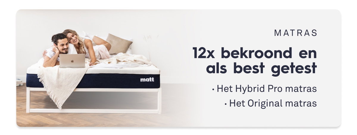 Matras 12x bekroond en als best getest