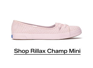 A side view of the Rillax Champ Mini Chalky Canvas Slip-On in icy pink. Shop Now.