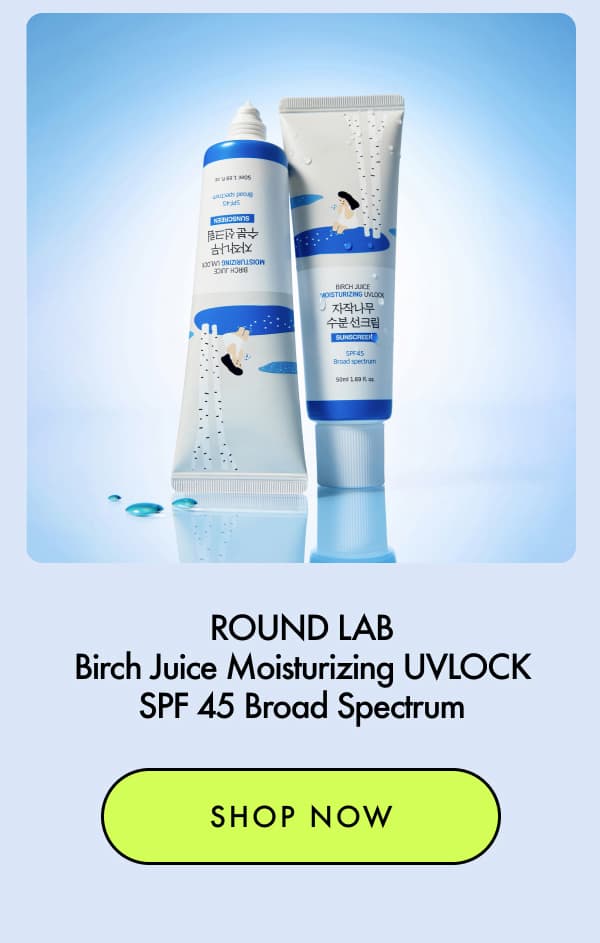 round lab birch juice moisturizing spf 