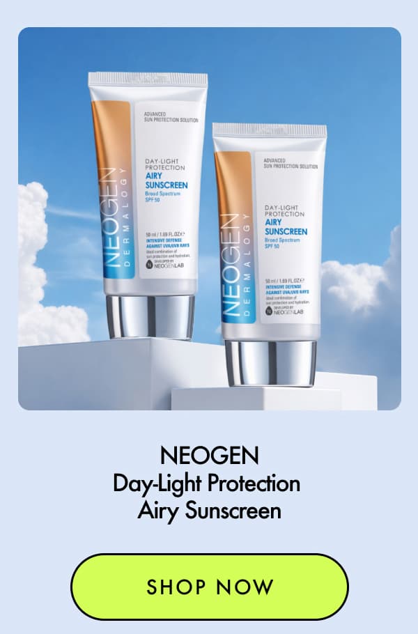 neogen day light airy sunscreen