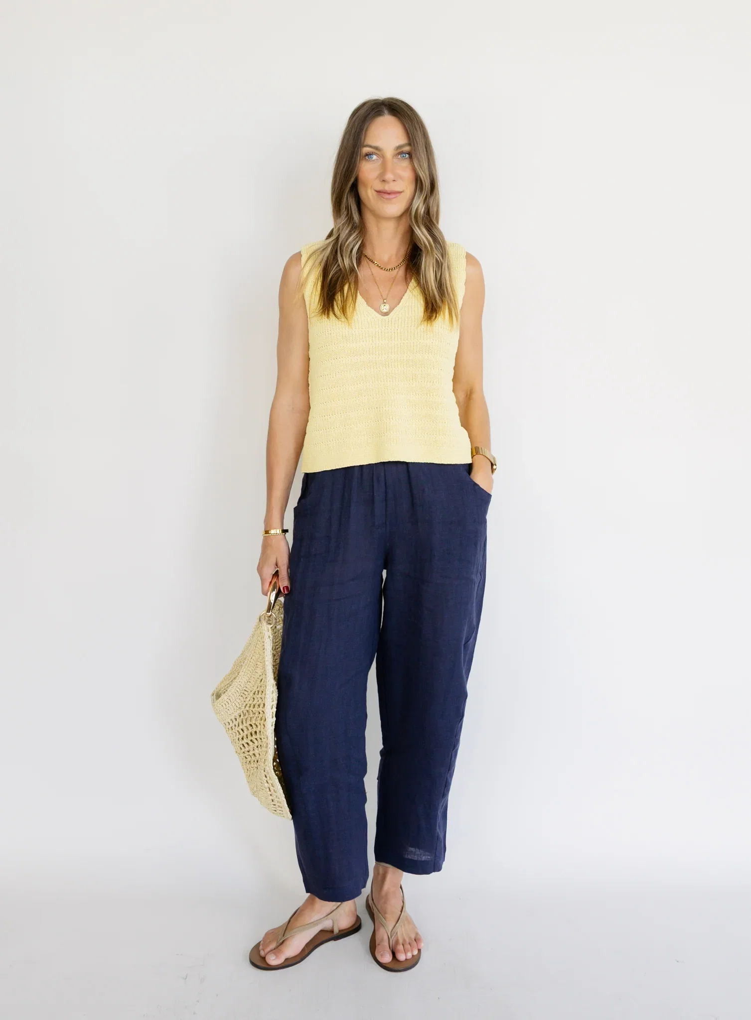 Sage The Label: Pineapple Sweater Tank