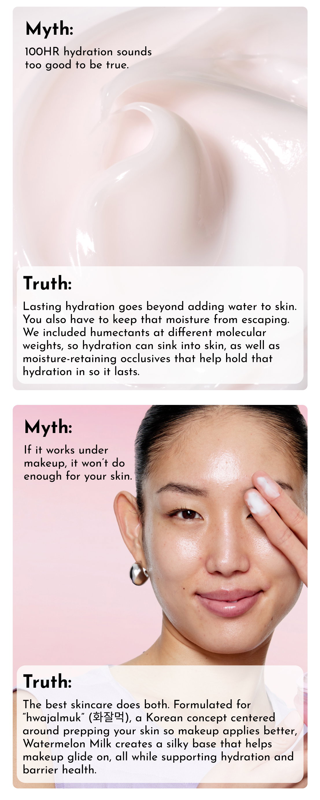 Moisturizer Myths, Debunked. Watermelon Cushion Cream Edition