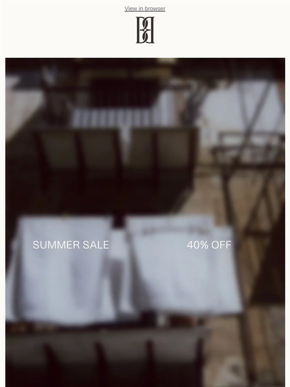 OUR SUMMER SALE IS LIVE