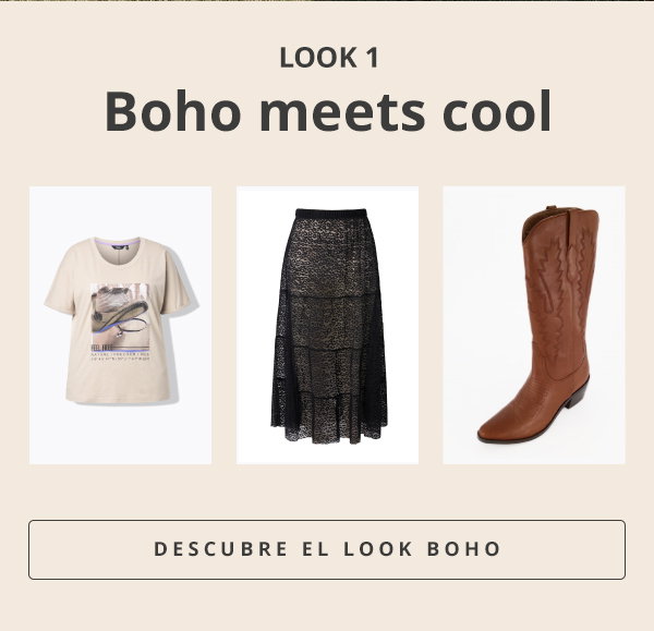 Descubre el look boho
