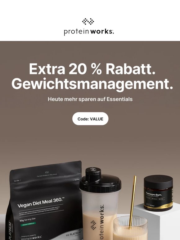 Extra 20% Rabatt (nur auf ausgewählte Artikel)