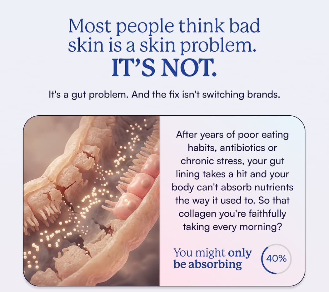 Most People Think Bad Skin Is A Skin Problem It's Not.