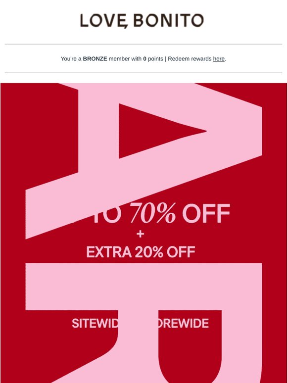 🎉 Sale starts now: UP TO 70% OFF 🎉
