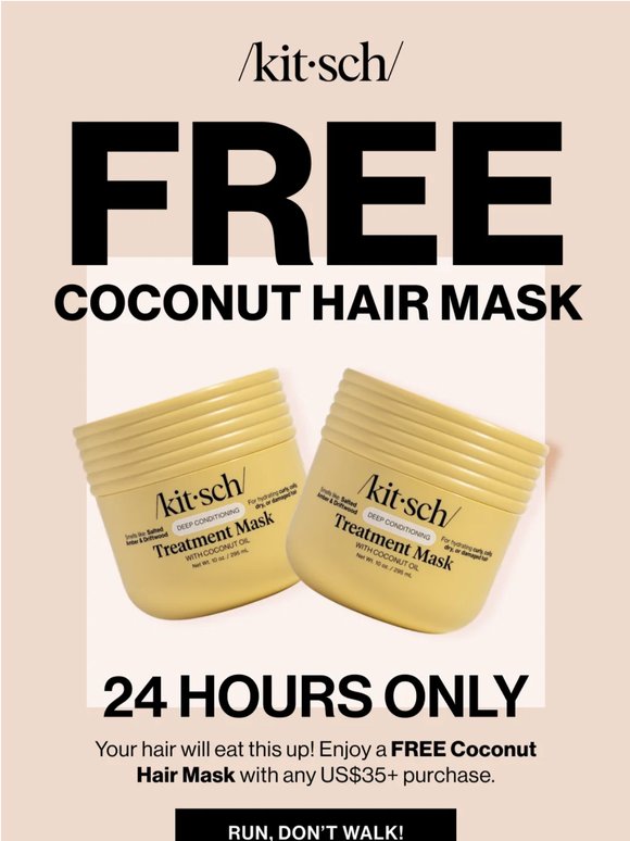 FREE Coconut Hair Mask 🥥