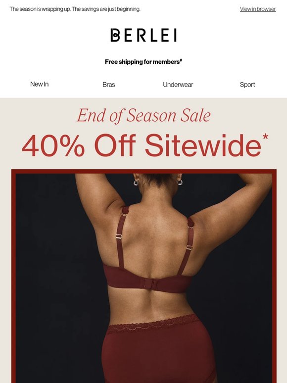 End of Season: 40% OFF sitewide* 🍁