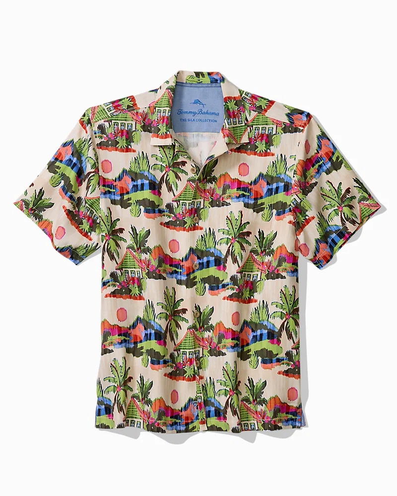 Image of Cabana Skies Silk Camp Shirt