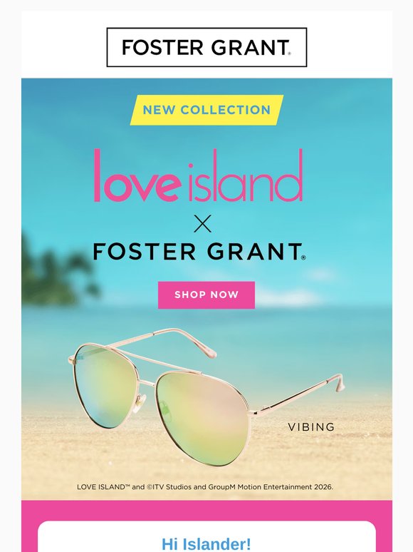 Love Island x Foster Grant: Enter the Villa