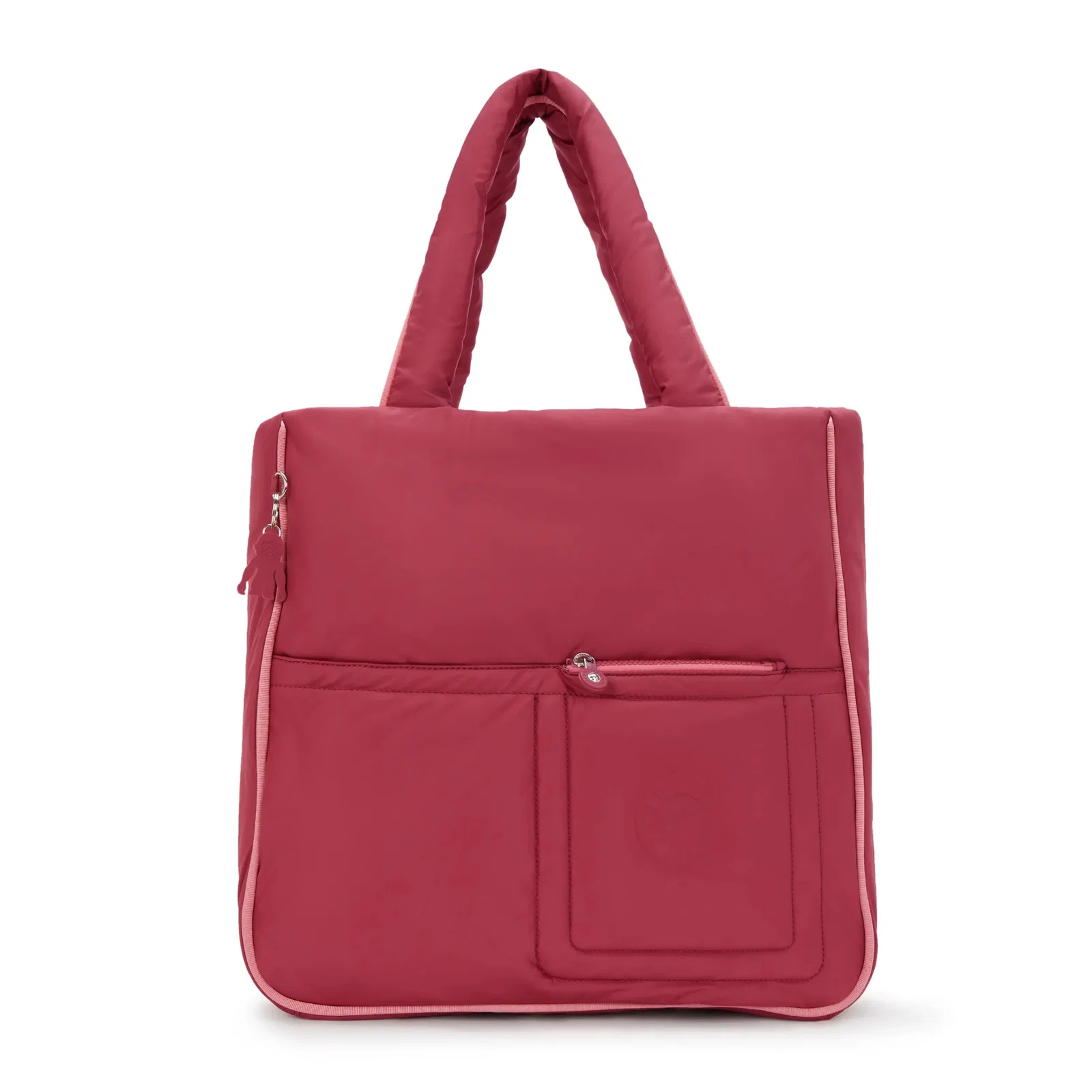 Jamil Puffed 13" Laptop Tote Bag-Port Wine Puff